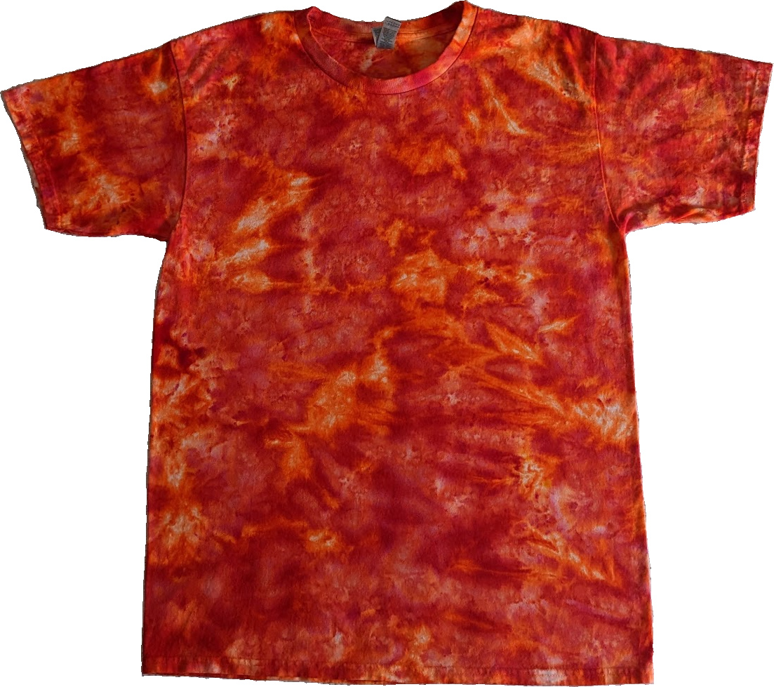 crumple rain dye fire