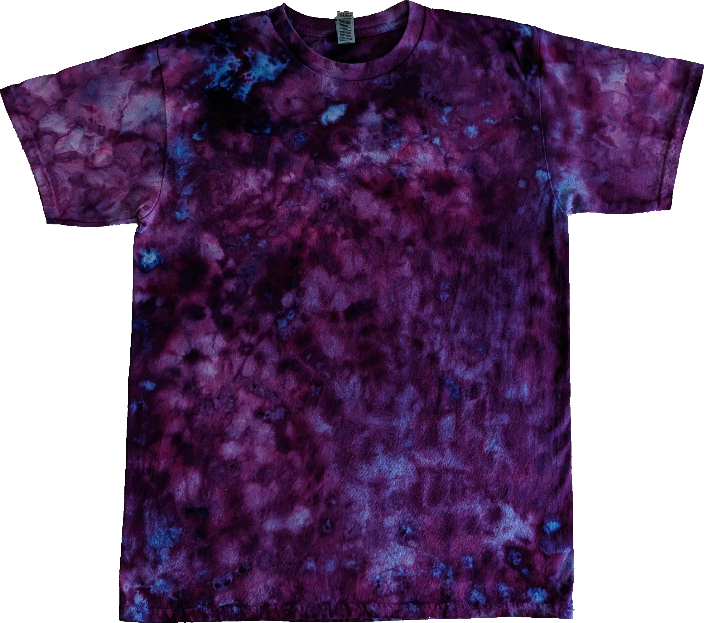 purple crumple ice dye